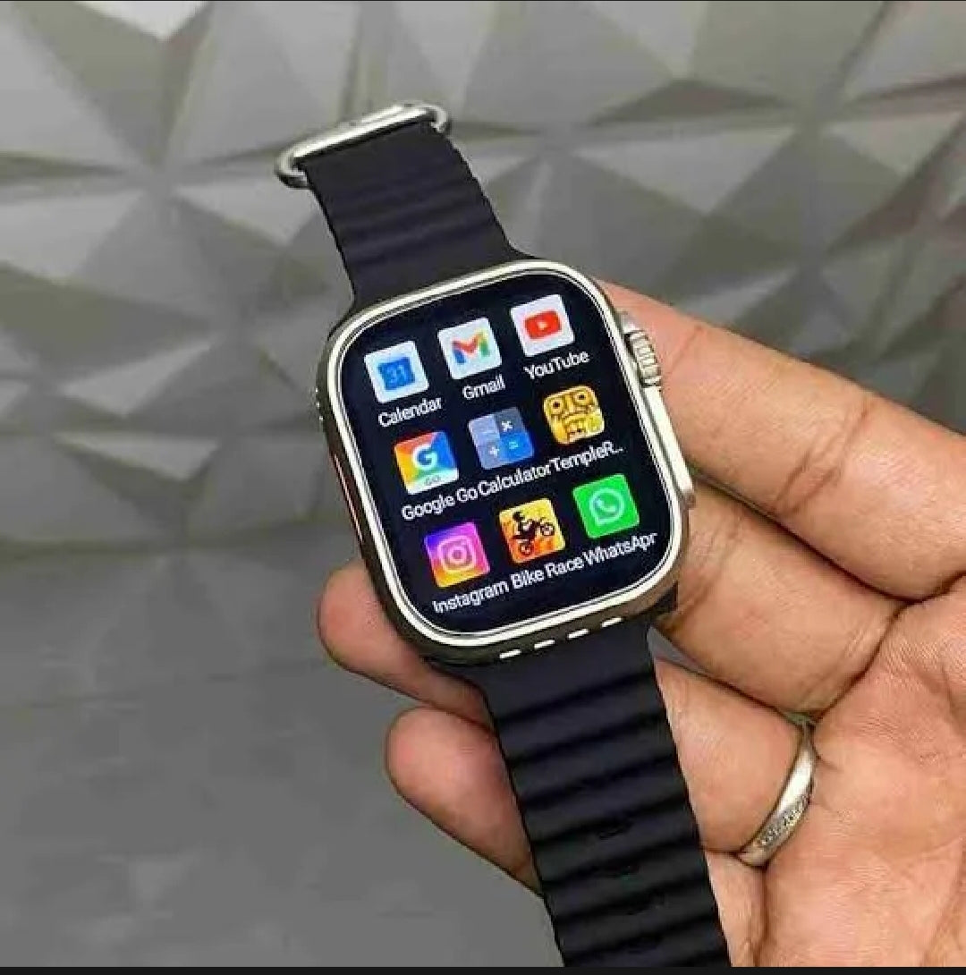 Advanced Bluetooth Smart Watch Without Sim Support 1.54" Full Touch TFT Display, Heart Rate & BP Monitor, Step Counter, Waterproof